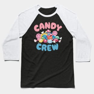 Candy Crew Party Lover Halloween Party Cute Trick or Treat Baseball T-Shirt